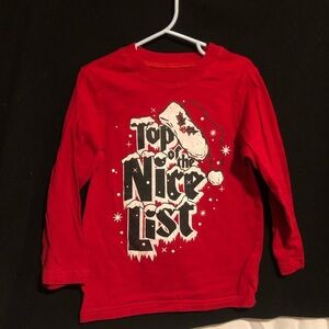 Children’s Place Red Christmas long sleeve Size 4T